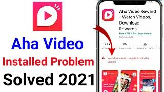 Aha Video App Not installed  How To Download Aha Video Reward  Aha Video Download Problem  Tech4u