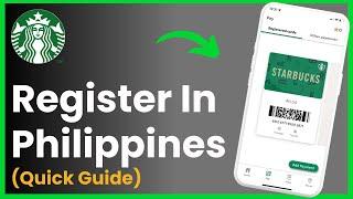 How To Register Starbucks Card In Philippines 