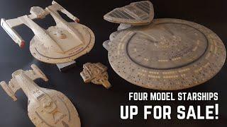 Four Star Trek Models up for Sale