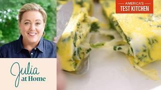 An Outrageously Good Brunch Dish Cheesy Egg Roulade  Julia At Home S5 E2