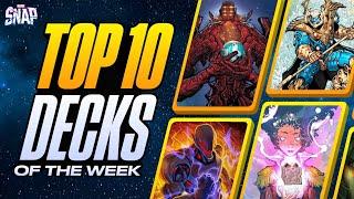 TOP 10 BEST DECKS IN MARVEL SNAP  Weekly Marvel Snap Meta Report #95