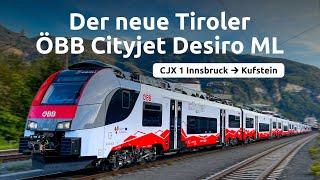 Unterwegs mit dem neuen Tiroler ÖBB Cityjet Desiro ML CJX 1