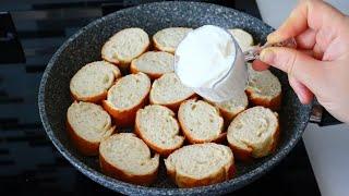 Pour 3 Spoons of Yogurt onto Bread Slices Breakfast in just 7 minutes.