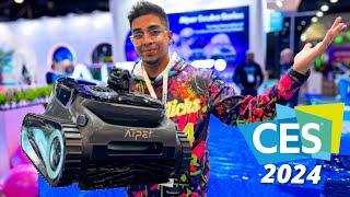 AIPER Scuba Pool Cleaner Bot  at CES 2024  Khan & Vector