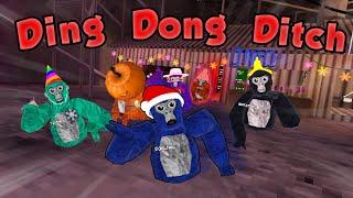 Goofy Monkes Play Ding Dong Ditch Very Funny  Gorilla Tag Minigames