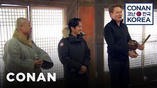 Conan & Steven Yeun Visit A Buddhist Temple  CONAN on TBS