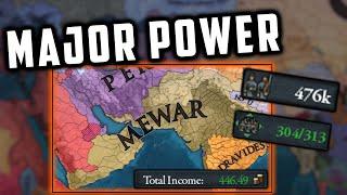 Turning an Indian minor into a TOP GREAT POWER in EU4 MP Game