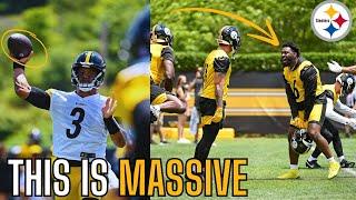 Russell Wilson & The Pittsburgh Steelers Look ELITE During MINICAMP...  Steelers News 