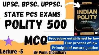 Top 500 Polity MCQs I Complete Polity MCQ I Best 500 Polity Questions#upsc #bpsc #uppsc #polity #ias