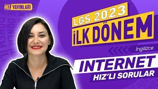 LGS 2023 İlk Dönem Hızlı Sorular İngilizce - Internet