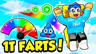 I GOT ONE TRILLION FART POWER AND WON FART RACE SIMULATOR