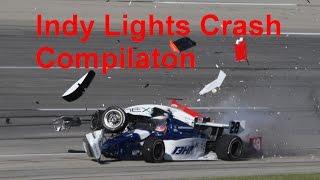 Indy Lights Crash Compilation Real Sound No Music