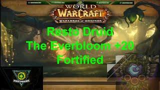 Resto Druid +20 The Everbloom Fortified Mythic +