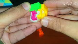 Keychain puzzle - Keychain puzzle cube - Solution to keychain puzzle cube