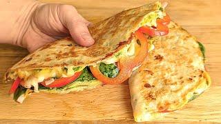 Incredibly Quick Breakfast Ready in 5 Minutes 2 easy and delicious tortilla recipes