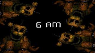 Lets get to 6AM in 1020 mode Golden Freddy Mode Complete For The 2nd Time