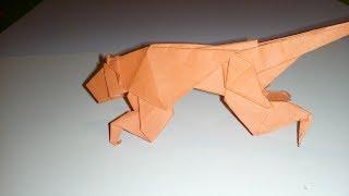 How to make a paper Tiger - Origami Tiger tutorial