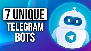 MUST-HAVE Telegram BOTS  Text Voiceover Channel Feed Gym and others