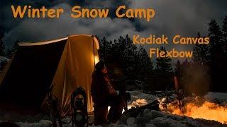 Winter Snow Camp Kodiak Canvas Flexbow Tent