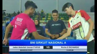 Jaden Abdullah MANSION EXIST vs Richie Duta Ricardo DJARUM  Sirnas A Jakarta 2023  TTA Semi Final
