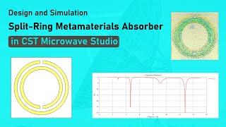 Split Ring Metamaterials Absorber Design using CST Microwave Studio  CST Tutorial