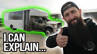 NEW CAR WEEK Day 1  Diesel Party Bus  RV Conversion