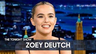 Zoey Deutch Reacts to Unseen Footage of Her Cut Amazing Spider-Man Cameo Extended  Tonight Show