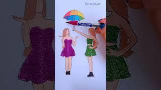 Tags your BFF name  #shorts #tonniartandcraft #art #satisfying #youtubeshorts