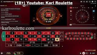 45€to 1000€ then to 0€ at V.I.P.  AUTO ROULETTE EVOLUTION GAMING