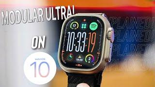 watchOS 10 Modular Ultra Watch Face Explained