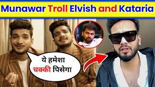 Munawar Faruqui Troll Elvish Yadav and Love kataria । Munawar Faruqui on Elvish Yadav । Bigg boss