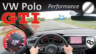 2020 VW Polo GTI 200 PS  Onboard TOP Speed on German Autobahn by ChrisDrivingTV