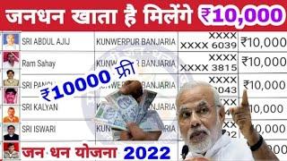 2024 के इस महीने से सभी जनधन खाते में आएंगे 10000 रूपया प्रधानमंत्री जन धन योजना