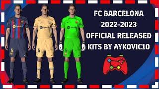 PES 2017FC Barcelona 2022-2023 Official Released Kitsby Aykovic10