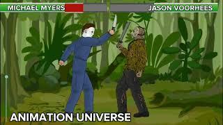 MICHAEL MYERS VS JASON VOORHEES WITH HEALTHBARS