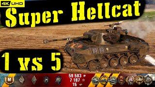 World of Tanks Super Hellcat Replay - 9 Kills 4.1K DMGPatch 1.6.1