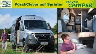 Pössl Roadstar X  Clever Aventuro - preiswert trotz Stern Allrad und Slideout? - Clever Campen