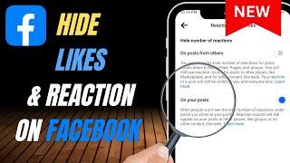 How To Hide Facebook Reactions  Hide Likes On Facebook Posts