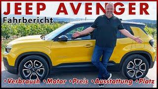 Jeep Avenger - Klein und Elektrisch aber auch gut? Reichweite Preis Test Review Deutsch 2023