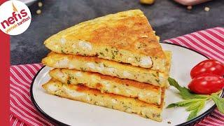 5 DAKİKADA SOFRADA  PUF PUF BÖREK TADINDA OMLET TARİFİ