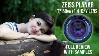 Carl Zeiss Planar 1.450 T* CY lens. Review with foto and video samples