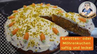 Karotten- oder Möhrenkuchen