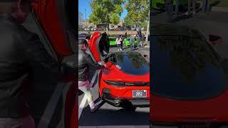 Guy flips water bottle on random McLaren   #mclaren #fails #carshorts #funny #whistlindiesel