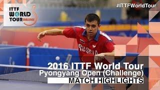 2016 Pyongyang Open Highlights Sadi Ismailov vs Ham Yu Song U21-Qual