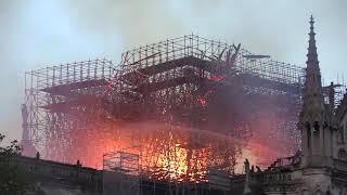 15 04 2019  Paris’ iconic Notre-Dame cathedral is on fire