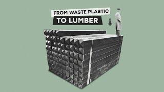 How we turn plastic WASTE in to wonderful recycled LUMBER PLANKS ️