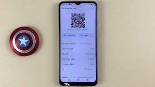 How to share Wifi network password with QR code on Vivo Y20 Android 10