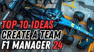 TOP 10 Teams for Create A Team in F1 Manager 24