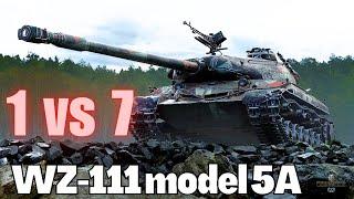 WZ-111 model 5A - 11K damage - 11 Kills - 1vs7- Super WotReplays World of tanks