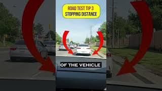 Road Test Tip 3 - Stopping Distance